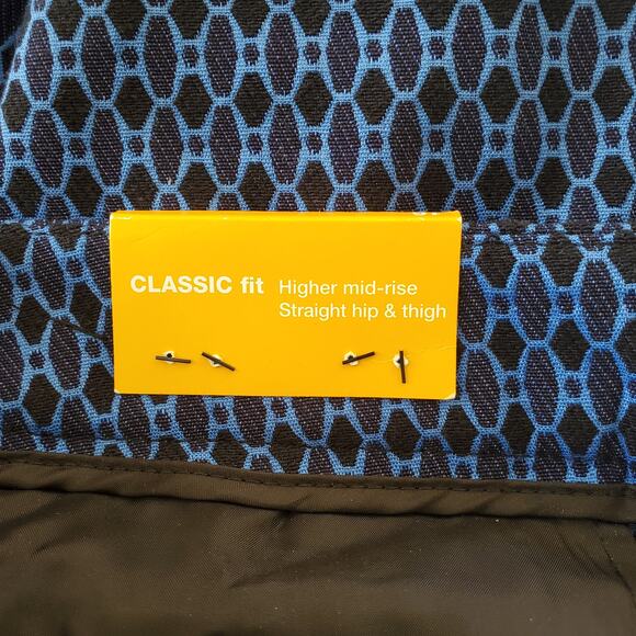 Merona Women's Blue Classic Fit Straight Ankle Pants Size 16 NWT - Picture 7 of 8